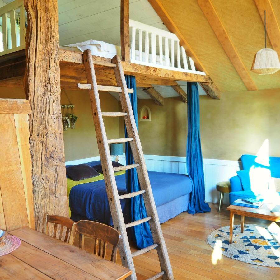 Ecolodge La Belle Verte Saint-M'herve Exterior photo